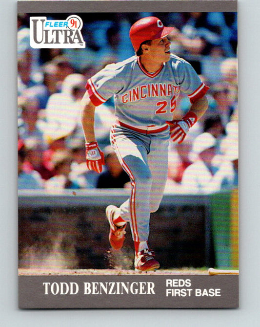1991 Ultra #87 Todd Benzinger Mint Cincinnati Reds
