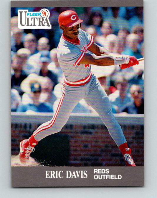 1991 Ultra #91 Eric Davis Mint Cincinnati Reds