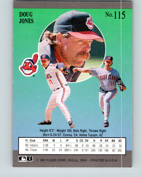 1991 Ultra #115 Doug Jones Mint Cleveland Indians