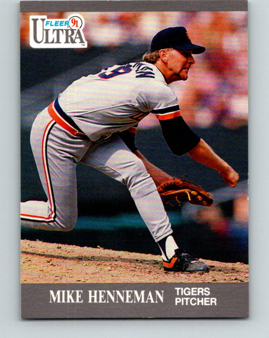 1991 Ultra #123 Mike Henneman Mint Detroit Tigers