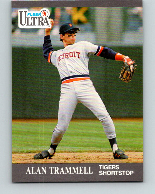 1991 Ultra #129 Alan Trammell Mint Detroit Tigers
