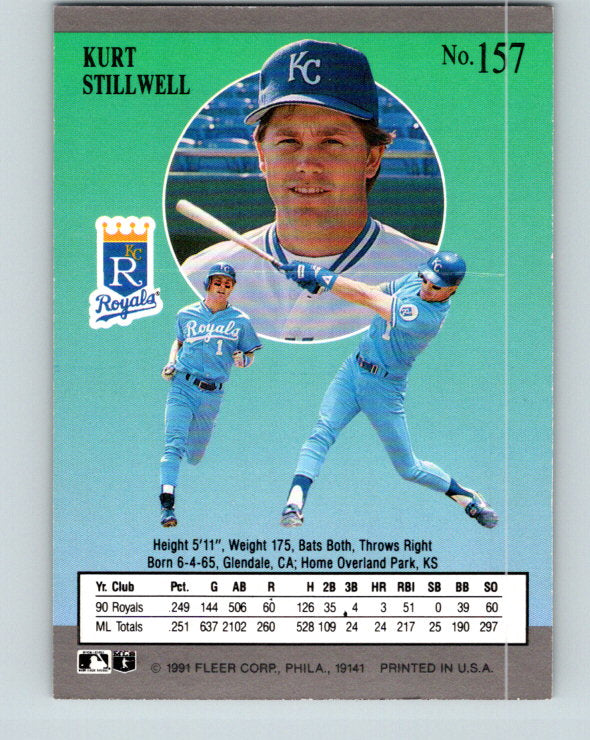 1991 Ultra #157 Kurt Stillwell Mint Kansas City Royals