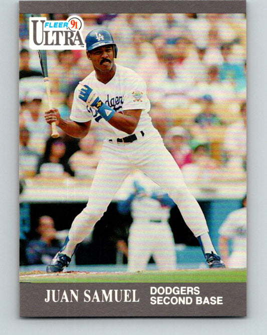 1991 Ultra #168 Juan Samuel Mint Los Angeles Dodgers
