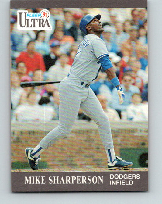 1991 Ultra #170 Mike Sharperson Mint Los Angeles Dodgers