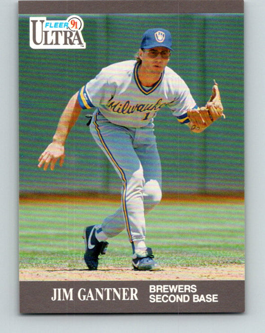 1991 Ultra #174 Jim Gantner Mint Milwaukee Brewers