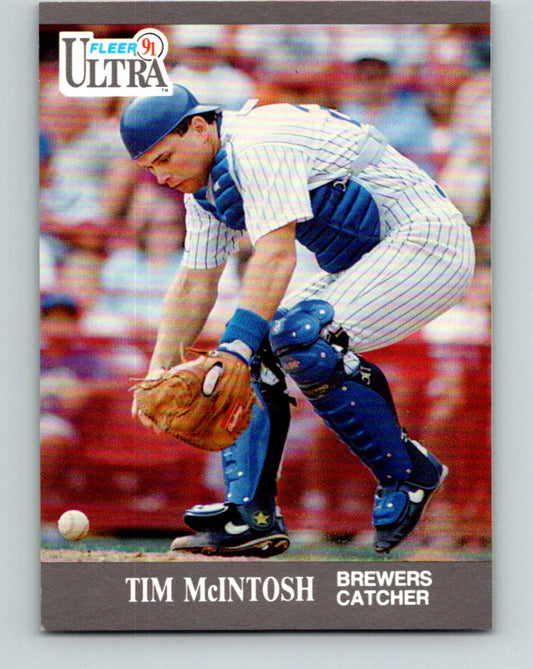 1991 Ultra #177 Tim McIntosh Mint Milwaukee Brewers