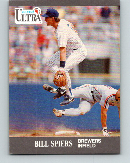 1991 Ultra #181 Bill Spiers Mint Milwaukee Brewers