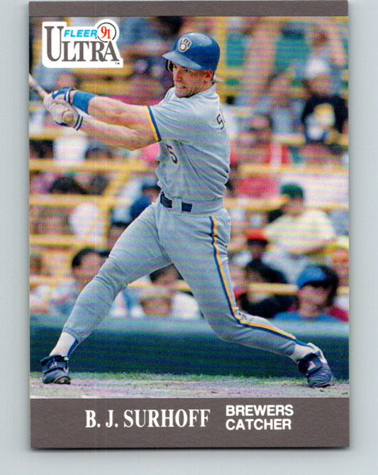 1991 Ultra #182 B.J. Surhoff Mint Milwaukee Brewers