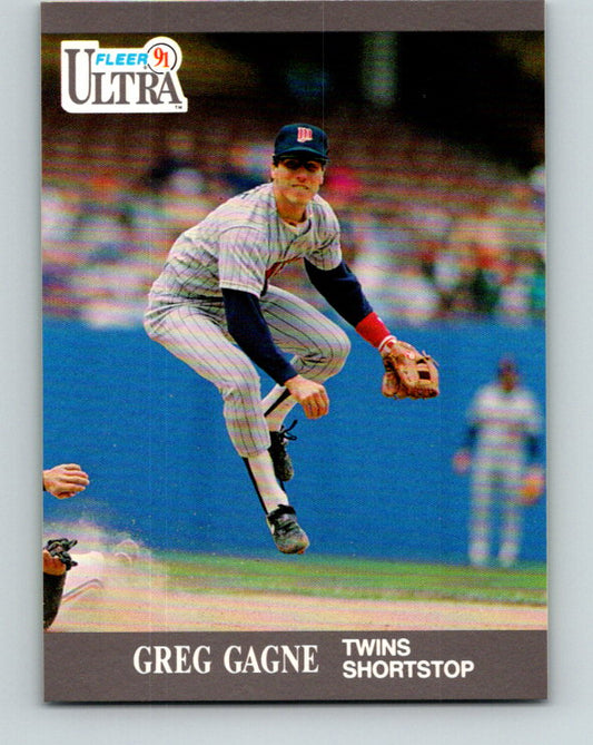 1991 Ultra #186 Greg Gagne Mint Minnesota Twins