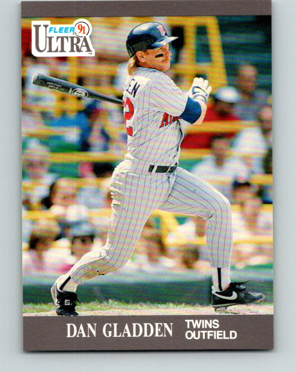 1991 Ultra #187 Dan Gladden Mint Minnesota Twins