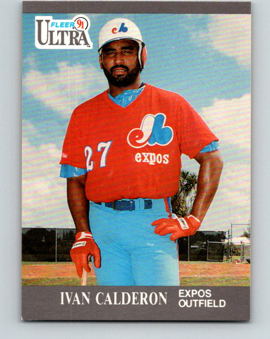 1991 Ultra #199 Ivan Calderon Mint Montreal Expos