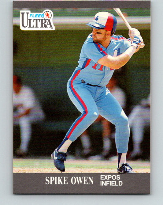 1991 Ultra #208 Spike Owen Mint Montreal Expos