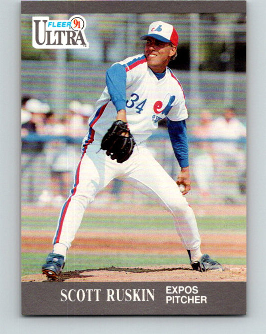 1991 Ultra #209 Scott Ruskin Mint Montreal Expos