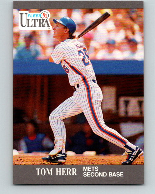 1991 Ultra #219 Tom Herr Mint New York Mets