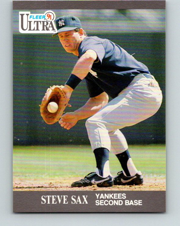 1991 Ultra #242 Steve Sax Mint New York Yankees