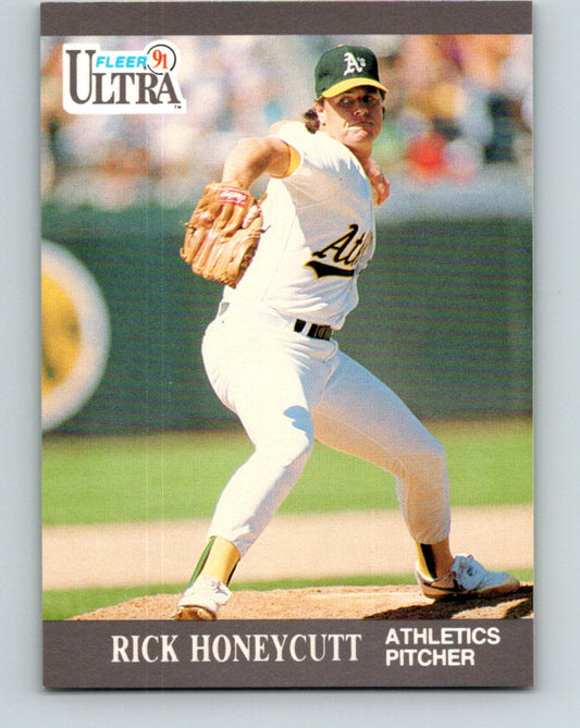 1991 Ultra #249 Rick Honeycutt Mint Oakland Athletics