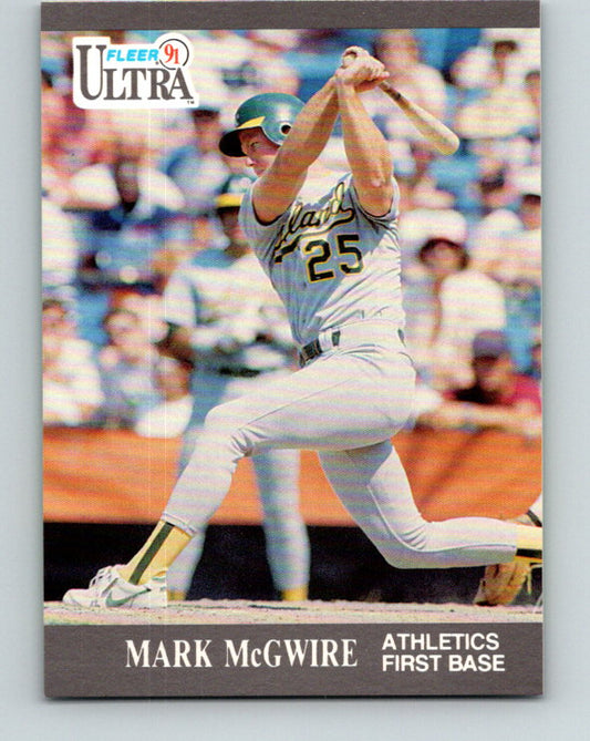 1991 Ultra #251 Mark McGwire Mint Oakland Athletics
