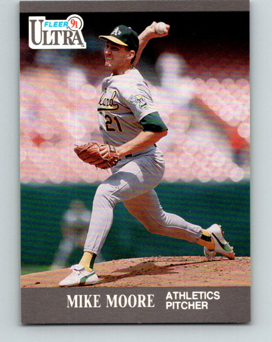 1991 Ultra #252 Mike Moore Mint Oakland Athletics