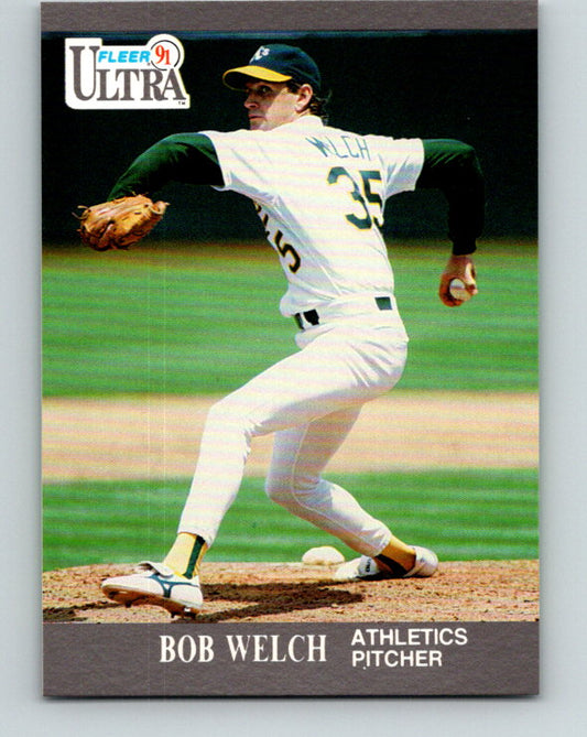 1991 Ultra #256 Bob Welch Mint Oakland Athletics
