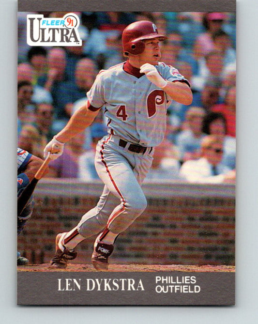 1991 Ultra #262 Lenny Dykstra Mint Philadelphia Phillies