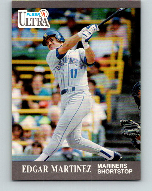 1991 Ultra #340 Edgar Martinez Mint Seattle Mariners