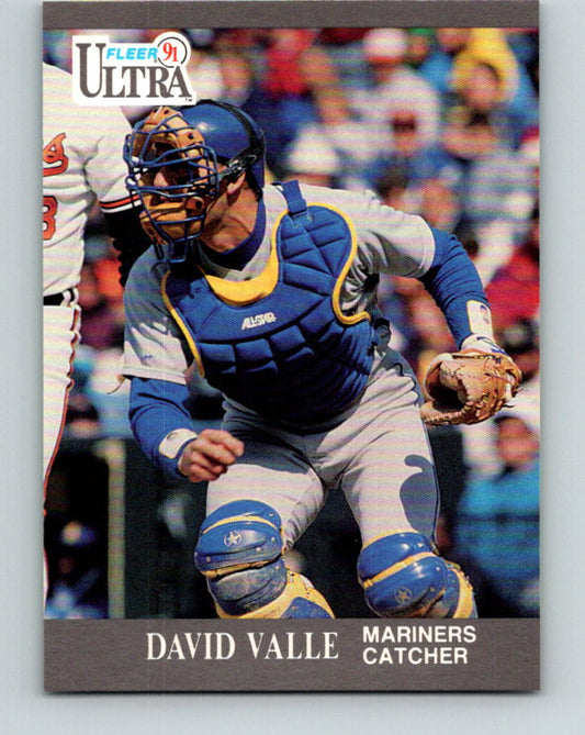 1991 Ultra #344 Dave Valle Mint Seattle Mariners