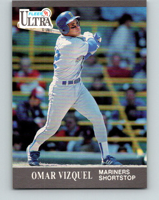 1991 Ultra #345 Omar Vizquel Mint Seattle Mariners