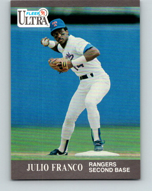 1991 Ultra #348 Julio Franco Mint Texas Rangers