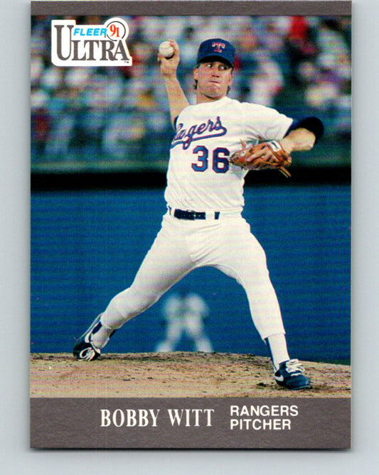 1991 Ultra #357 Bobby Witt Mint Texas Rangers