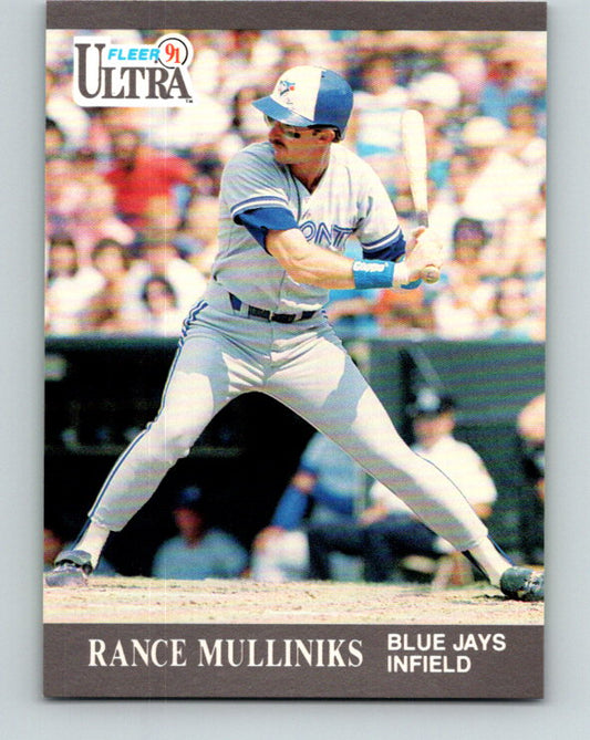 1991 Ultra #366 Rance Mulliniks Mint Toronto Blue Jays