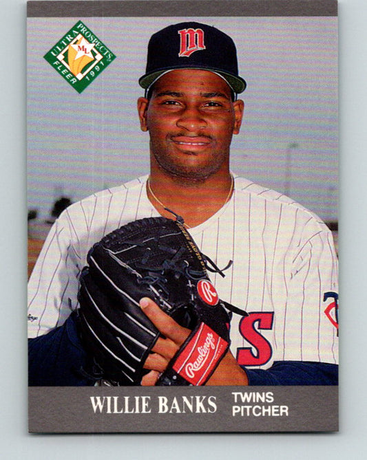 1991 Ultra #373 Willie Banks Mint Minnesota Twins