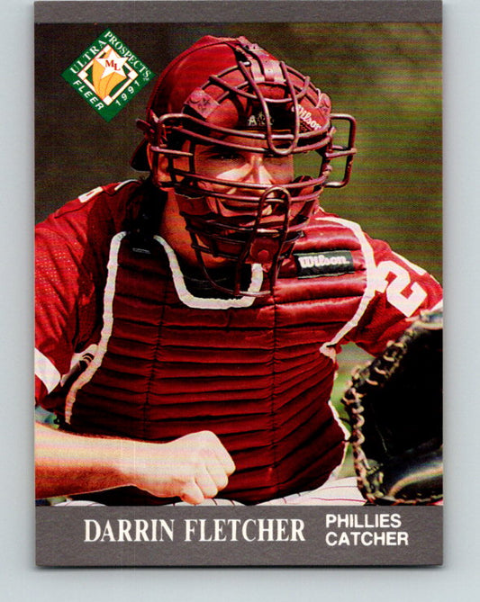 1991 Ultra #377 Darrin Fletcher MLP Mint Philadelphia Phillies