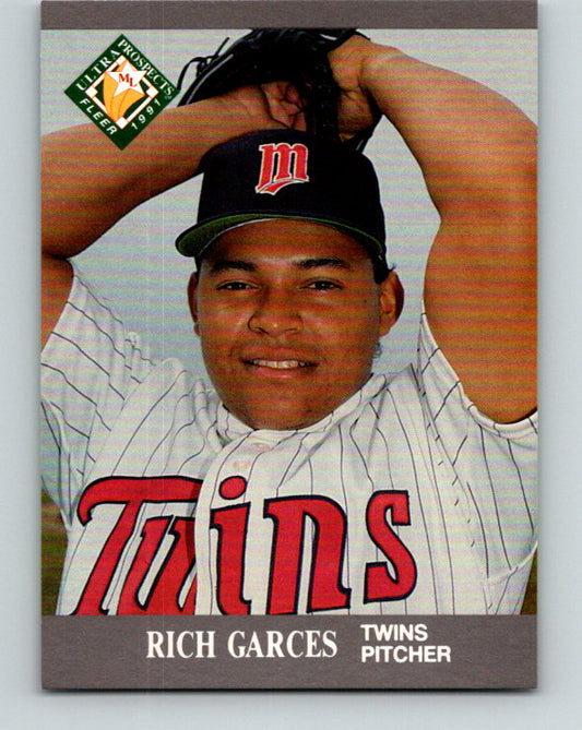 1991 Ultra #378 Rich Garces MLP Mint RC Rookie Minnesota Twins