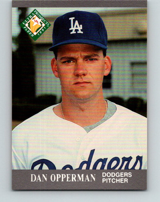 1991 Ultra #384 Dan Opperman MLP Mint RC Rookie Los Angeles Dodgers