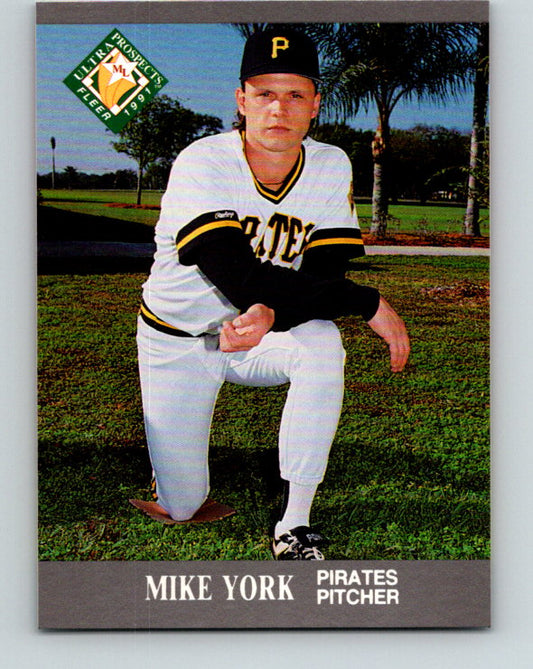 1991 Ultra #389 Mike York MLP Mint RC Rookie Pittsburgh Pirates