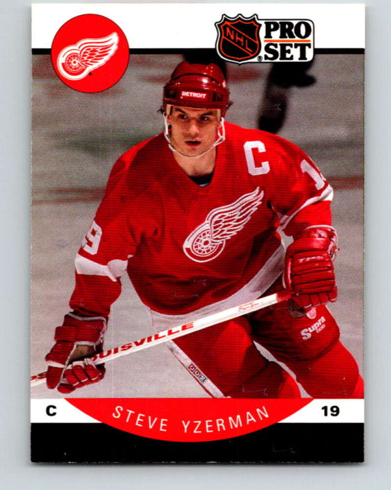 STEVE YZERMAN DETROIT RED WINGS CCM 1991 75th NHL ANNIVERSARY