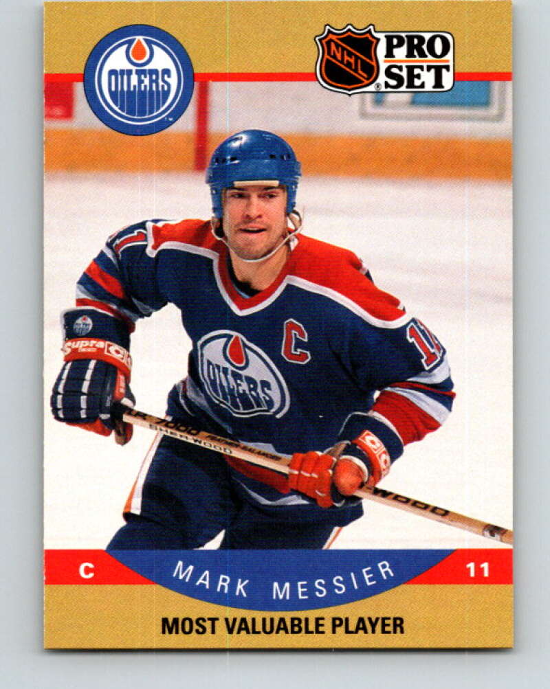 1990-91 Pro Set #397 Mark Messier MVP Mint Edmonton Oilers Hockey Card World Inc 1990-91 Pro Set #397 Mark Messier MVP Mint Edmonton Oilers Hockey Card World Inc