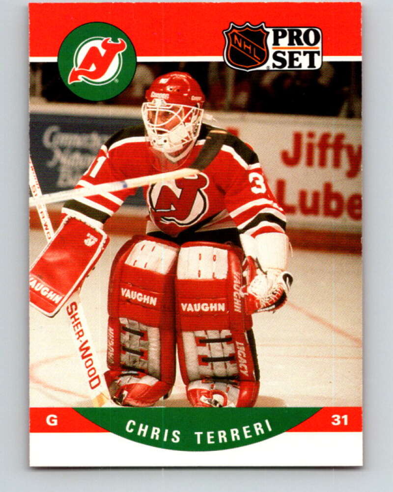 430 Chris Terreri - New Jersey Devils - 1993-94 Leaf Hockey – Isolated Cards