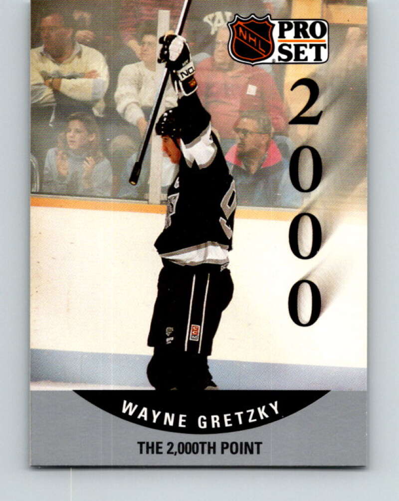 1990-91 Pro Set #703 Wayne Gretzky Mint Los Angeles Kings – Hockey