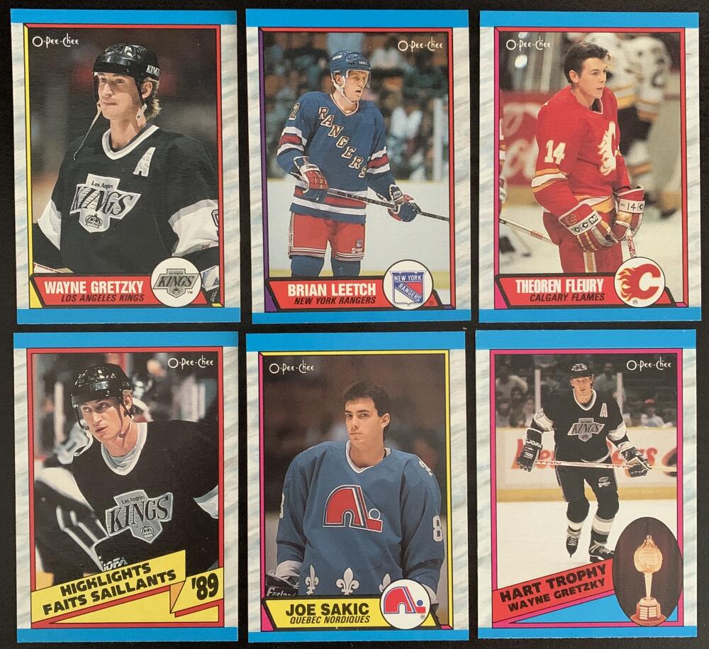 1989-90 O-Pee-Chee NHL Hockey Complete Set 1-330 - Mint Condition *0150