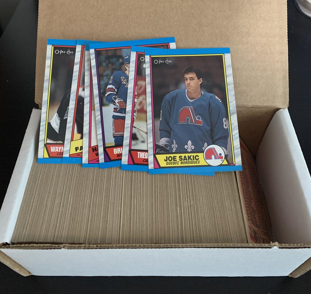 1989-90 O-Pee-Chee NHL Hockey Complete Set 1-330 - Mint Condition *0151