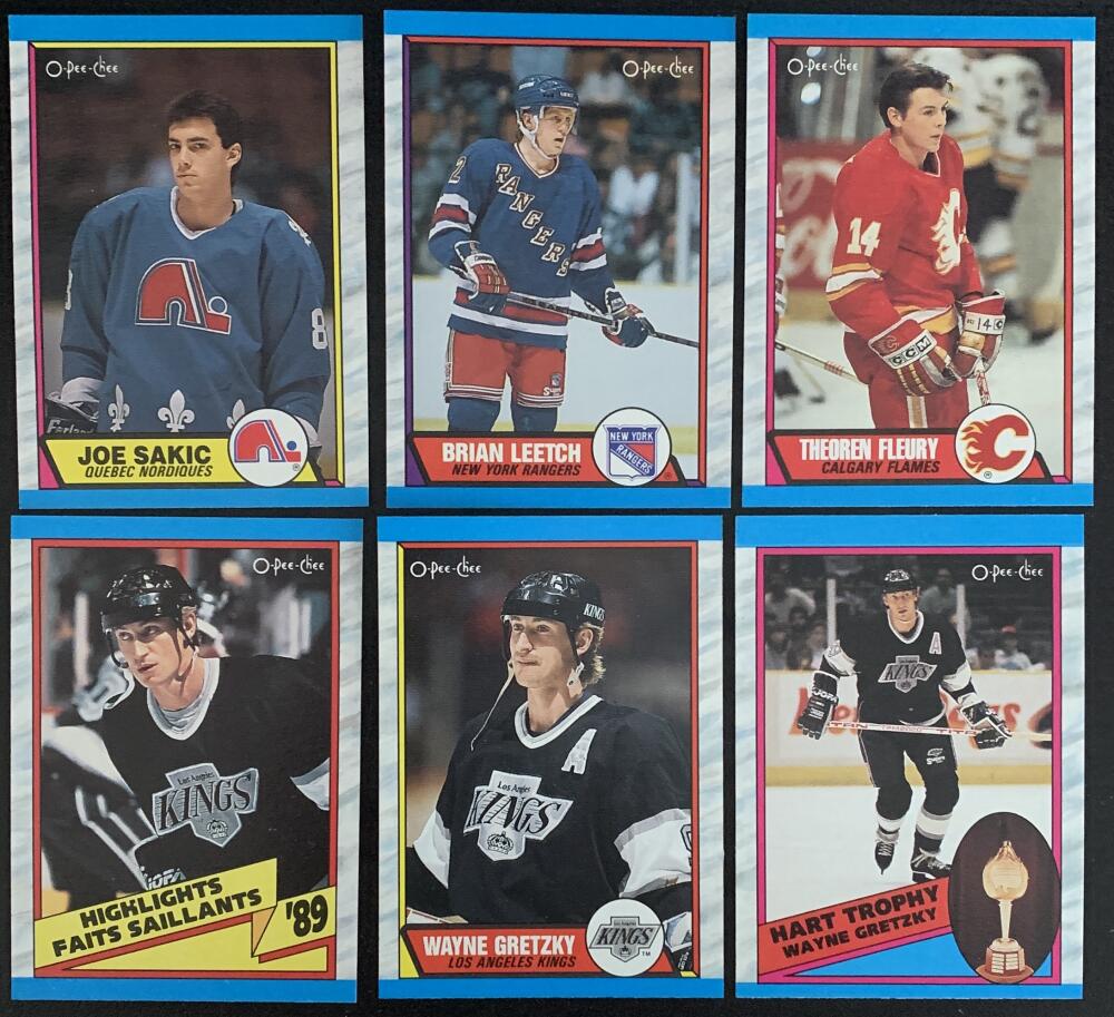 1989-90 O-Pee-Chee NHL Hockey Complete Set 1-330 - Mint Condition *0151