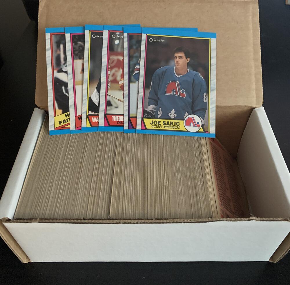 1989-90 O-Pee-Chee NHL Hockey Complete Set 1-330 - Mint Condition *0153
