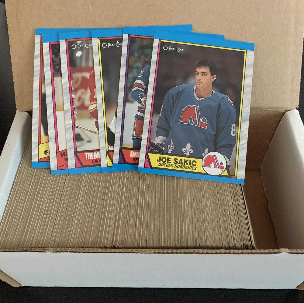 1989-90 O-Pee-Chee NHL Hockey Complete Set 1-330 - Mint Condition *0154