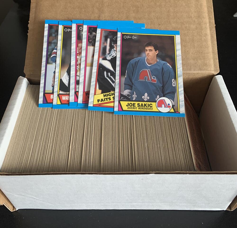 1989-90 O-Pee-Chee NHL Hockey Complete Set 1-330 - Mint Condition *0155