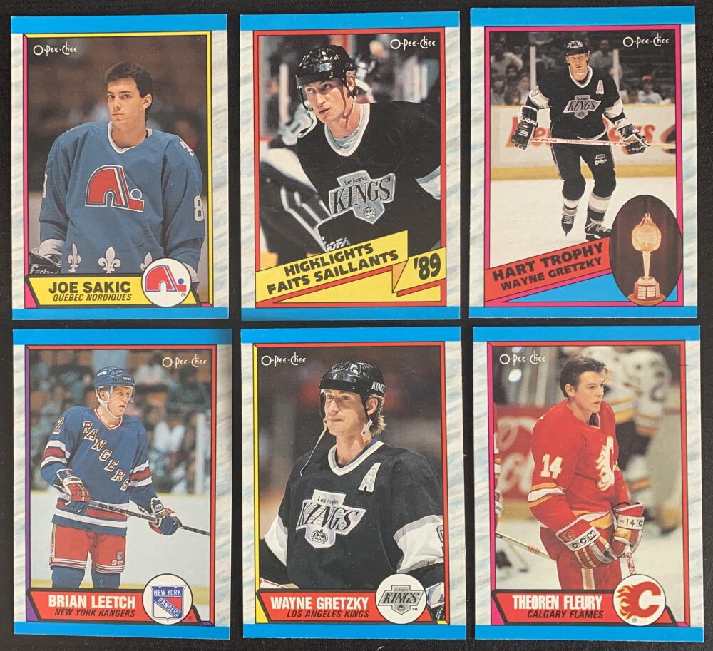 1989-90 O-Pee-Chee NHL Hockey Complete Set 1-330 - Mint Condition *0155