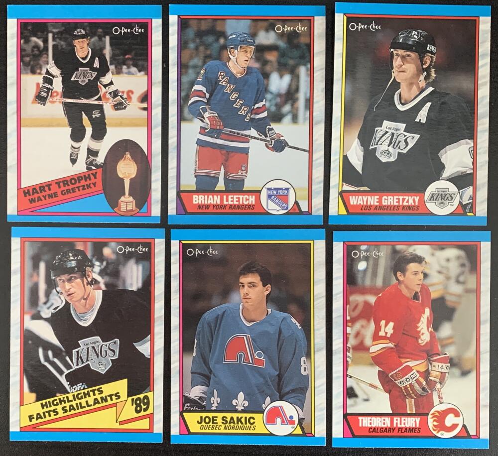 1989-90 O-Pee-Chee NHL Hockey Complete Set 1-330 - Mint Condition *0160