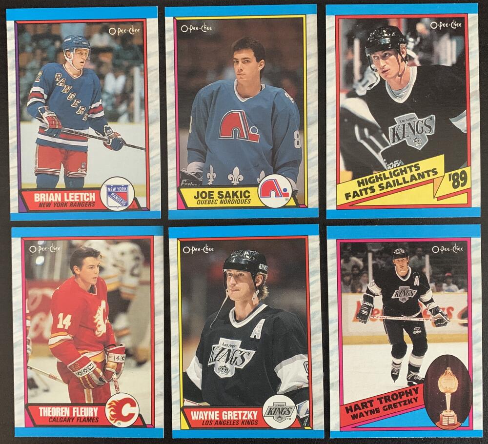 1989-90 O-Pee-Chee NHL Hockey Complete Set 1-330 - Mint Condition *0162