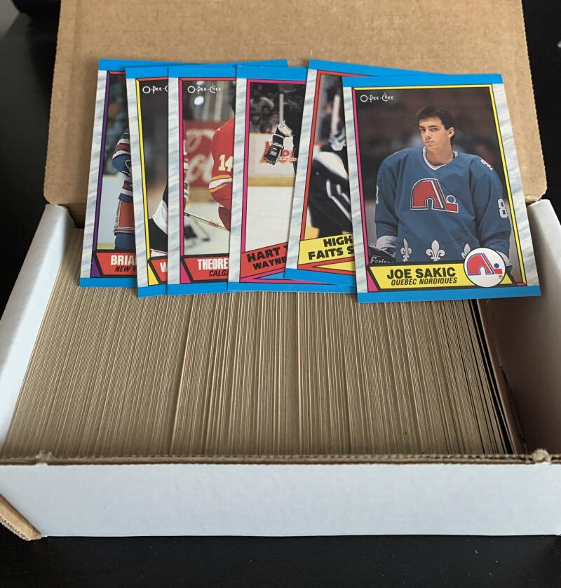 1989-90 O-Pee-Chee NHL Hockey Complete Set 1-330 - Mint Condition *0163
