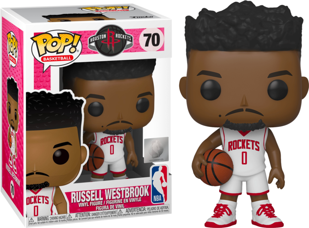 Funko Pop - 70 NBA Basketball - Russell Westbrook Houston Rockets Vinyl Figure